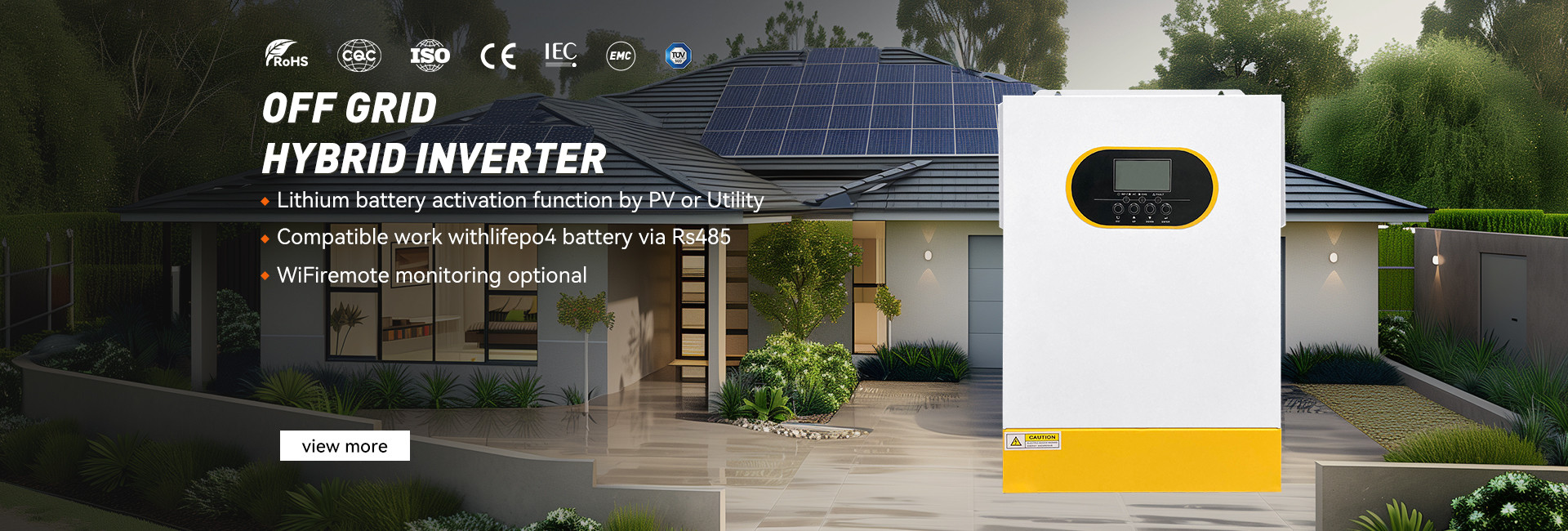 qualità Fuori dall'invertitore solare ibrido di griglia fabbrica