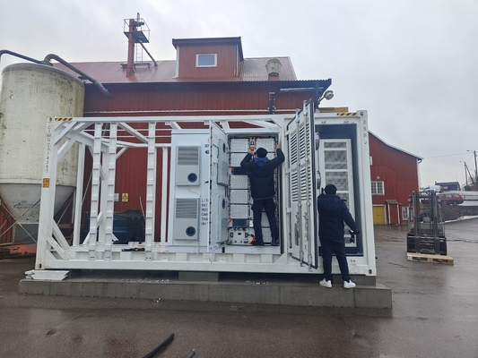 Sistema di accumulo di energia a batteria contenitore autonomo personalizzabile 400V - 800V