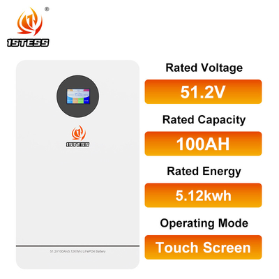51.2V batteria di accumulo di energia domestica 100Ah 5,12kwh Sistema di accumulo di energia batteria