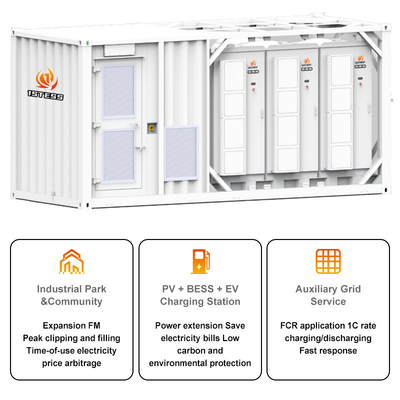 Sistema di stoccaggio dell'energia per raffreddamento liquido BESS sistema di batterie per contenitori di stoccaggio dell'energia solare