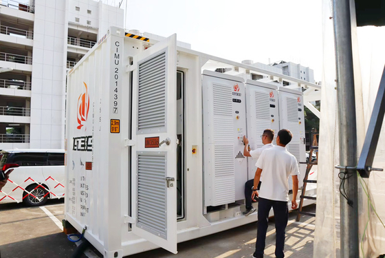 Contenitore per batterie integrato personalizzato 1000kw 1000kwh 1mw 1mwh BEss Contenitore Sistema di stoccaggio dell'energia
