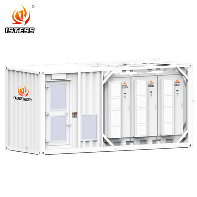Sistema di stoccaggio dell'energia da 40 piedi 500KWH 1MWH 2MWH Capacità personalizzata Batteria solare ad alta tensione