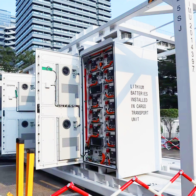 CE FCC Sistema solare di stoccaggio dell'energia industriale in contenitore da 20 piedi 1Mwh 3Mwh 5Mwh con monitoraggio e controllo remoto