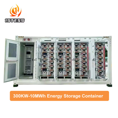 1.5MWH Batteria al litio Sistema di batterie di energia solare Contenitore 300 KWH 1 MWh 3 MWh Contenitore LiFePo4 Sistema di accumulo di energia