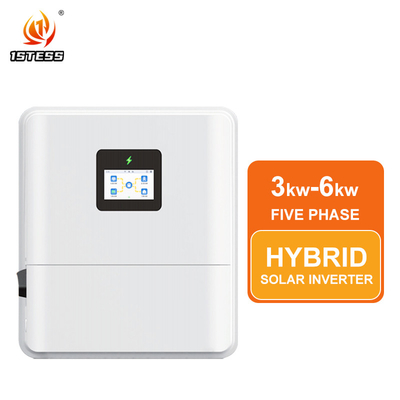 IP65 monofase 48V 3KW 3.6KW 4.6KW 5KW Invertitore solare doppio MPPT On/Off Grid Pure Sine Wave 48V 6kw Invertitore solare ibrido