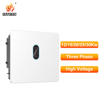 Inverter solare ibrido 12kw 15kw 20kw 25kw 30kw 120V-800V trifase IP66 onda sinusoidale pura On/Off Grid con MPPT
