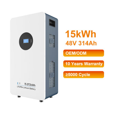 Compatto Pavimento Standing Home Tutto in un pacchetto batteria Sistema di stoccaggio dell'energia 48V 15kwh 314Ah