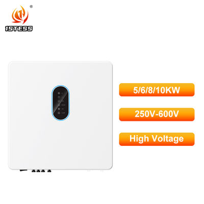 Inverter solare ibrido a onda sinusoidale pura trifase on-off grid MPPT IP65 250V-600V 5kw 6kw 8kw 10kw con protezione anti-islanding