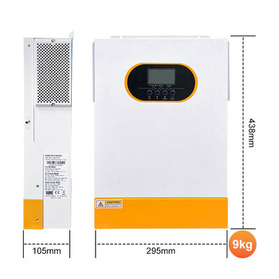 Invertitore solare ibrido monofase Off Grid 24V 48V 3.5kw 5.5kw 6.2kw Puro Sine Wave MPPT RS485 Compatibile con il litio