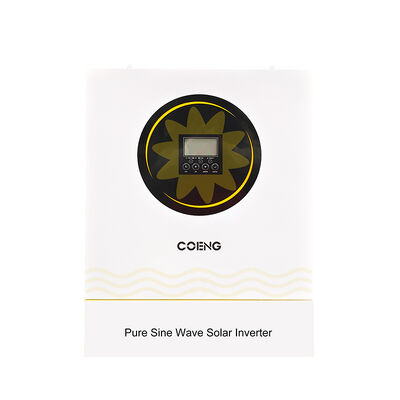 Inverter solare ibrido 24V 48V Off Grid Monofase MPPT 3.5kw 5.5kw 6.2kw Onda sinusoidale pura Design con copertura antipolvere
