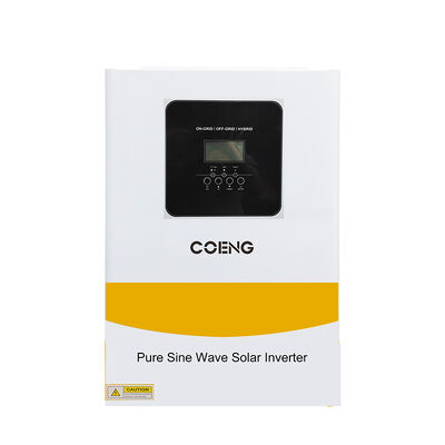 Inverter solare ibrido 48V 6.2kW monofase a onda sinusoidale pura, fuori rete, MPPT, funzionamento in parallelo fino a 12 unità