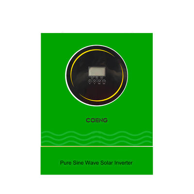 48V 5.5kw 6.2kw Hybrid Solar Inverter Off Grid Single Phase Pure Sine Wave con attivazione della batteria al litio e caricabatterie solare MPPT integrata