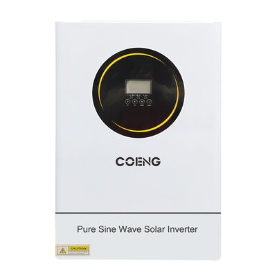 Invertitore solare ibrido monofase da 48V a 6,2kw con ingresso fotovoltaico da 6500W e onda sinusale pura