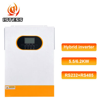 5.5KW 48V Pure Sine Wave Hybrid Inverter MPPT 100A Solar Charge Controller Single Phase High Voltage PV Input 500VDC