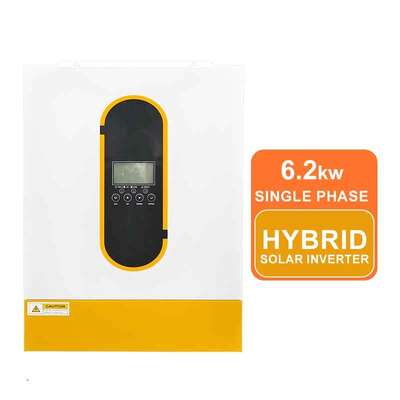 Inverter solare MPPT ad alta tensione monofase 6200VA/6200W 48V Ingresso CC 6500W Onda sinusoidale pura Doppia uscita