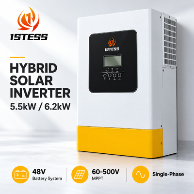 quality 1stess 5,5 kW / 6,2 kW 48V inverter solare ibrido factory